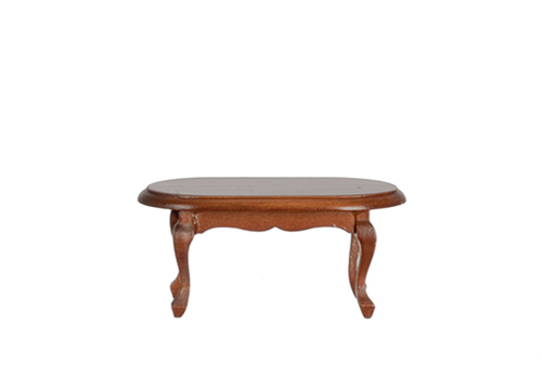 Oval Coffee Table, Mahogany